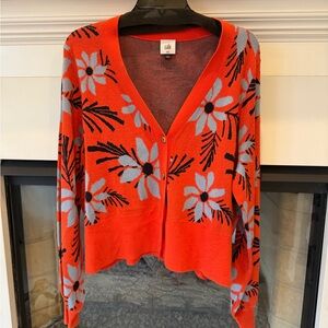 CAbi Bloom Cardigan EUC! For the holidays! XXL
